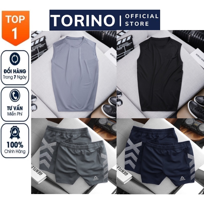 [ 𝐂𝐎𝐌𝐁𝐎 𝐑𝐄𝐄𝐁𝐎𝐊 ] Bộ Quần Áo thể thao nam, tập gym, chơi thể thao, chạy bộ cao cấp chất vải Thun 2 da co giãn