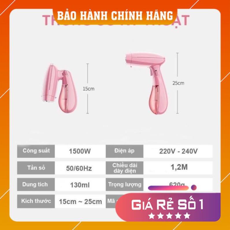 [BH 12 THÁNG] BÀN LÀ HƠI NƯỚC CẦM TAY SOKANY SK-3060 CÔNG SUẤT 1500W, BÀN ỦI HƠI NƯỚC SONAKY MẪU MỚI 2020