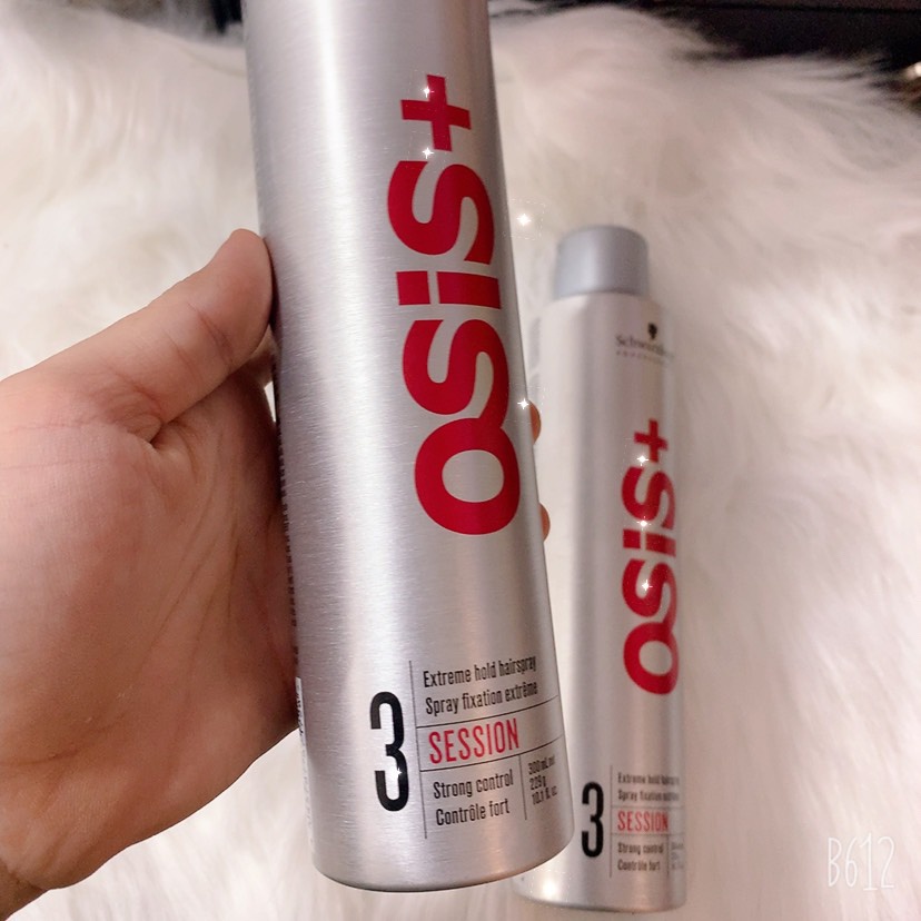 KEO XỊT TÓC CỨNG SCHWARZKOPF - OSIS - Session #3 300ml (Chính hãng)