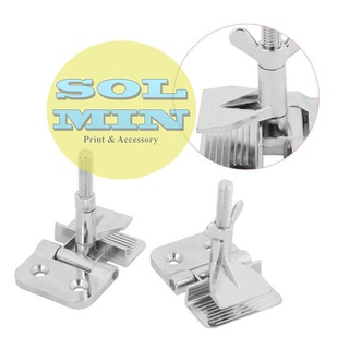 Kẹp bướm khung in lụa kim loại mạ crome sáng bóng 1 cái- Solmin