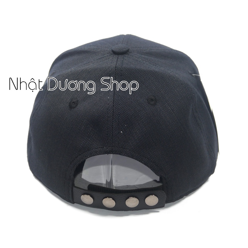 Mũ Nón Snapback thời thượng - Nón hiphop mặt da gắn mặt sắt phong cách phù hợp với mọi lứa tuổi