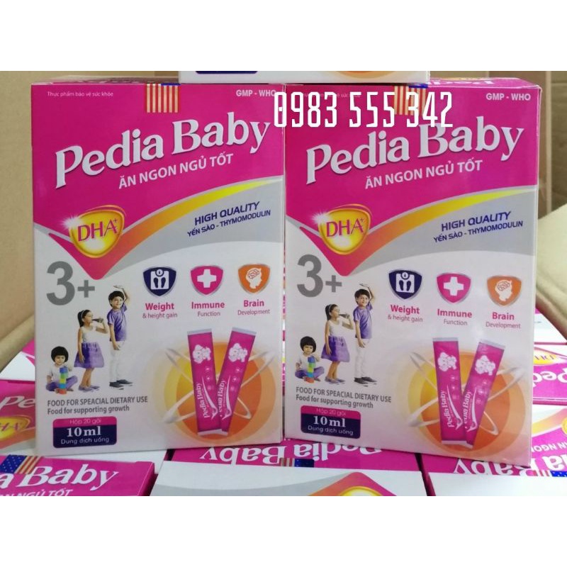 Pediababy ăn ngon ngủ tốt. Hộp 20 gói