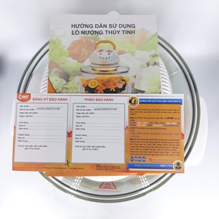 Lò nướng thủy tinh Comet CM8628 12L