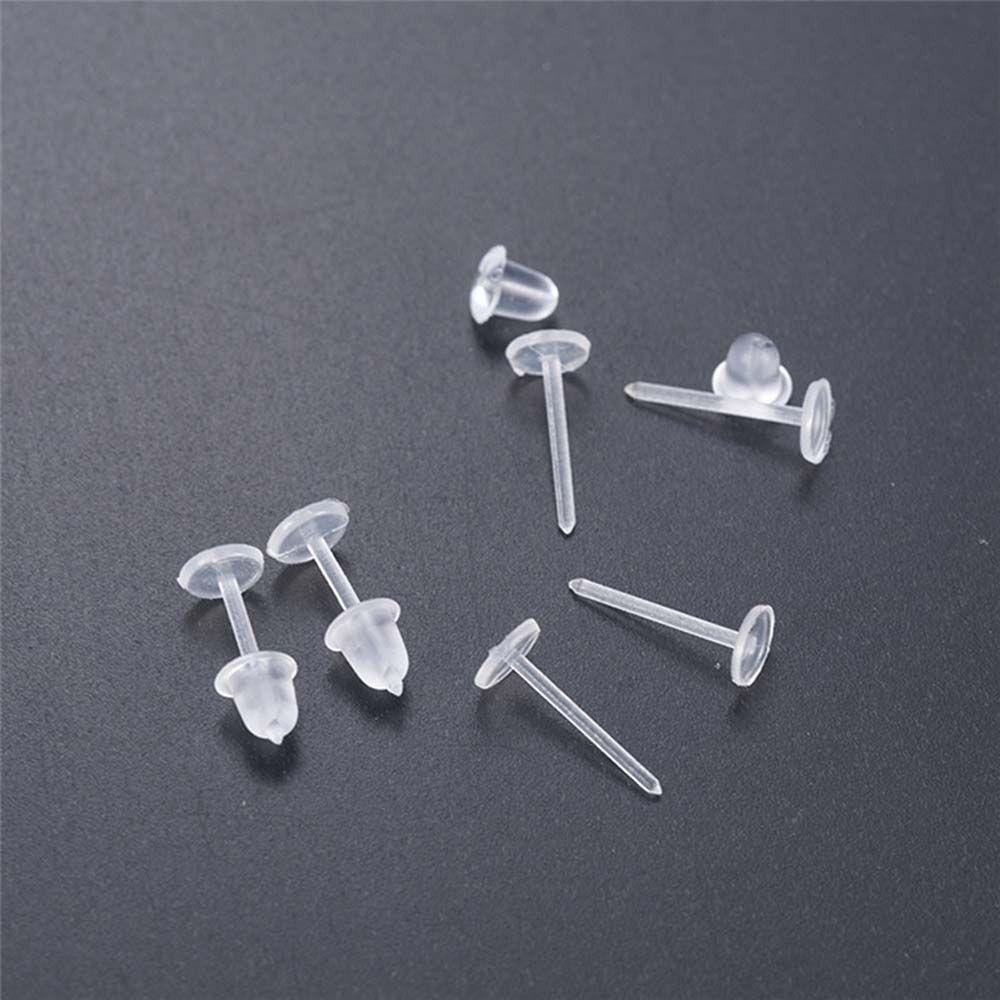 Bộ 50 Nút Nhựa Trong Suốt Thay Thế Chuyên Dụng Cho Làm Trang Sức