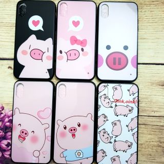 Ốp lưng iPhone X/Xs lưng bóng hình chú heo 6D cực dễ thương