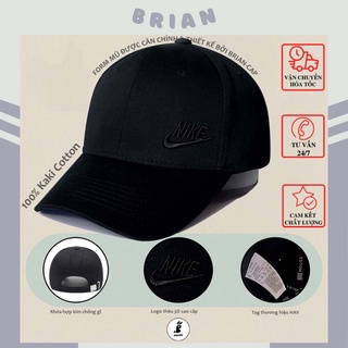 Mũ lưỡi trai Nike thêu logo nổi dáng thể thao, nón kết lưỡi trai Nike hàng xuất dư phong cách Hàn Quốc cho nam và nữ.