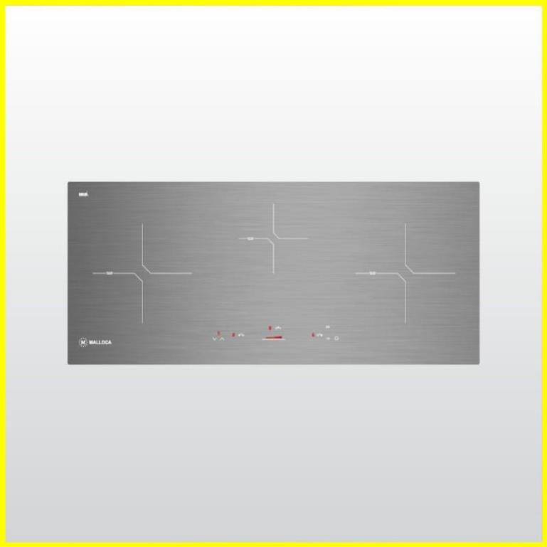 Bếp từ Malloca MH - 03IS ( Ver .2020 ) mặt kính Eurokera - hiệu ứng kim loại xước ( Metallic ) ( Cam Kết Chính Hãng )