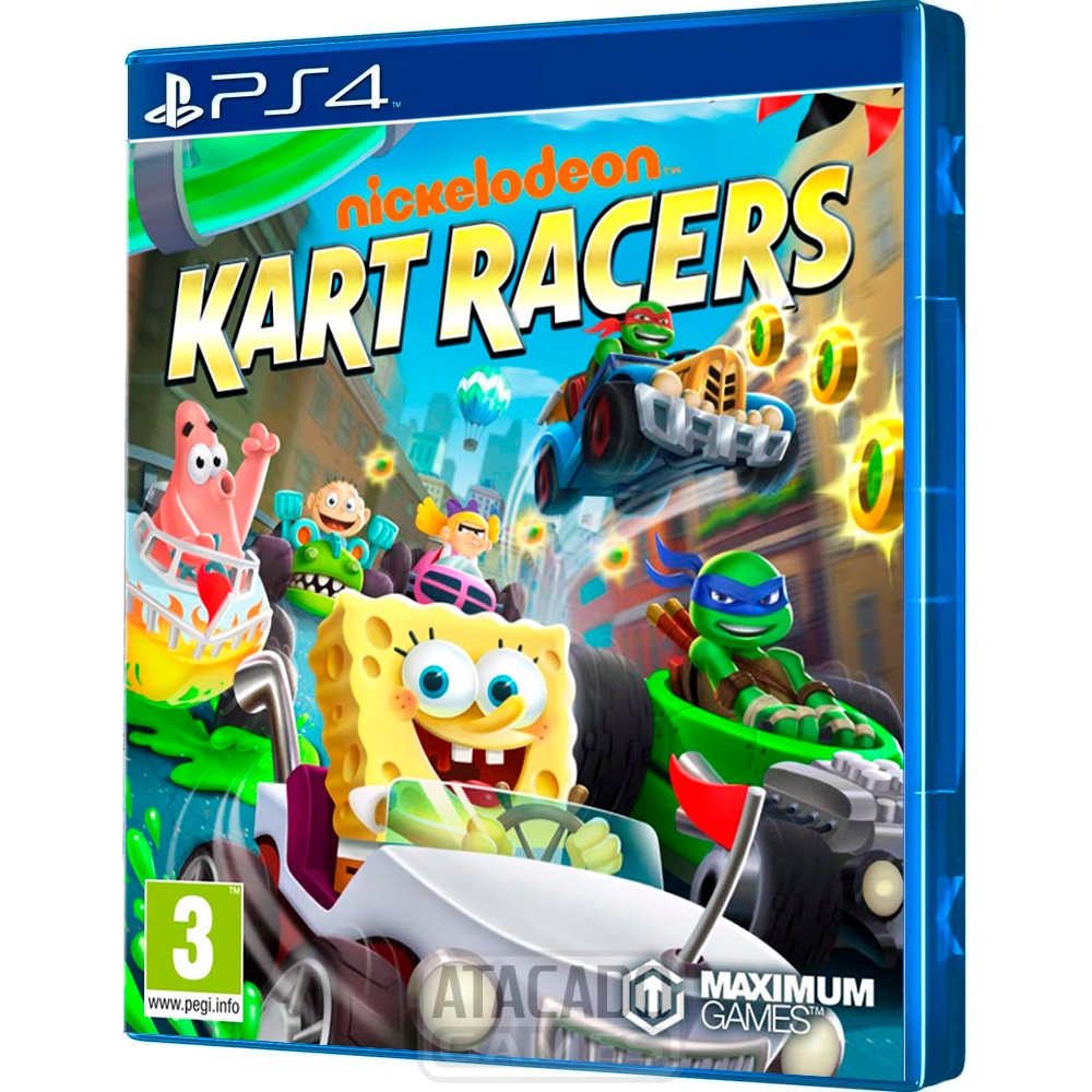 Đĩa Game PS4 Nickelodeon Kart Racers