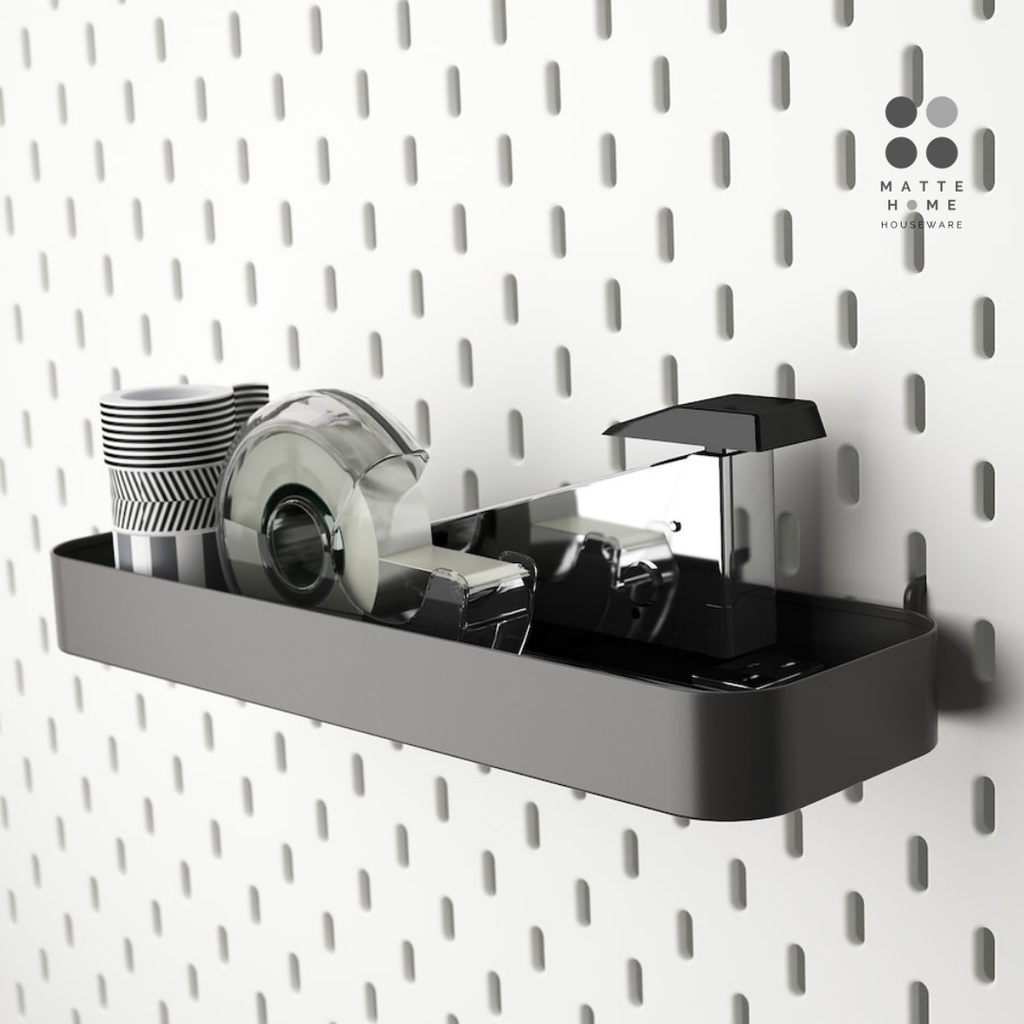 Khay thép dài 28cm - Phụ kiện bảng Pegboard SKADIS