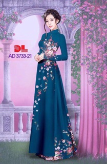 Áo dài in cả bộ áo và quần
