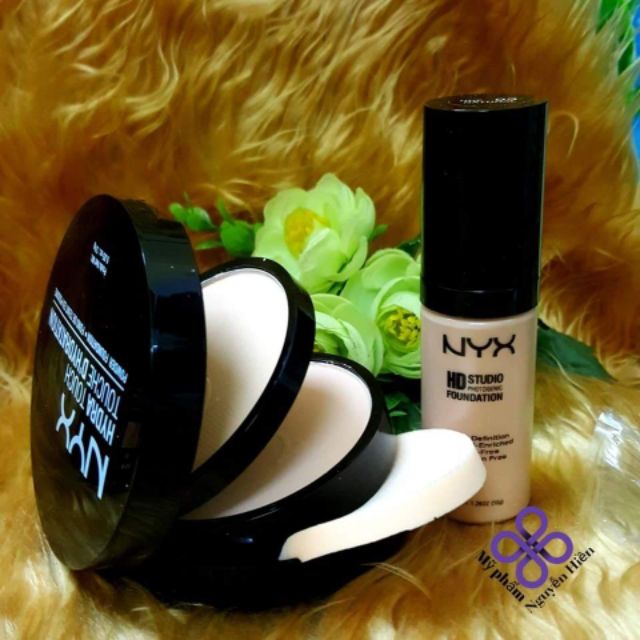 Combo kem nền và phấn phủ Nyx | BigBuy360 - bigbuy360.vn