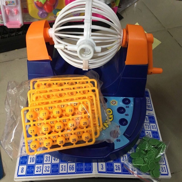 Loto lô tô lotto bingo lồng cầu combo sỉ 5 bộ