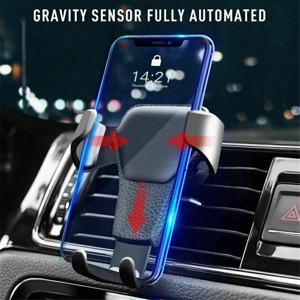 Giá Đỡ Điện Thoại / Máy Tính Bảng Màu Đen Linh Hoạt Di Động Tiện Dụng Cho Xe Hơi