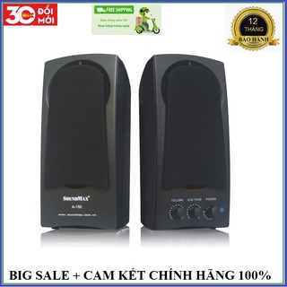 Loa vi tính SoundMax A150 (2.0) 10W -Hàng Chính Hãng
