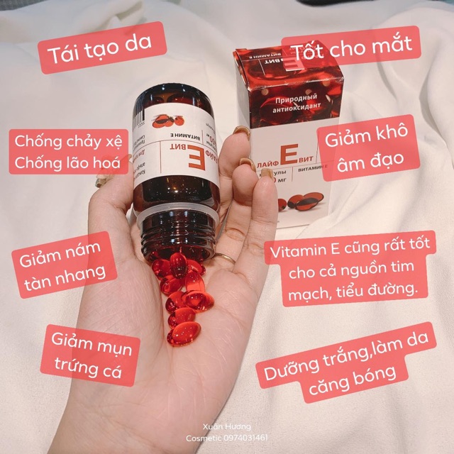 VITAMIN E ĐỎ NGA