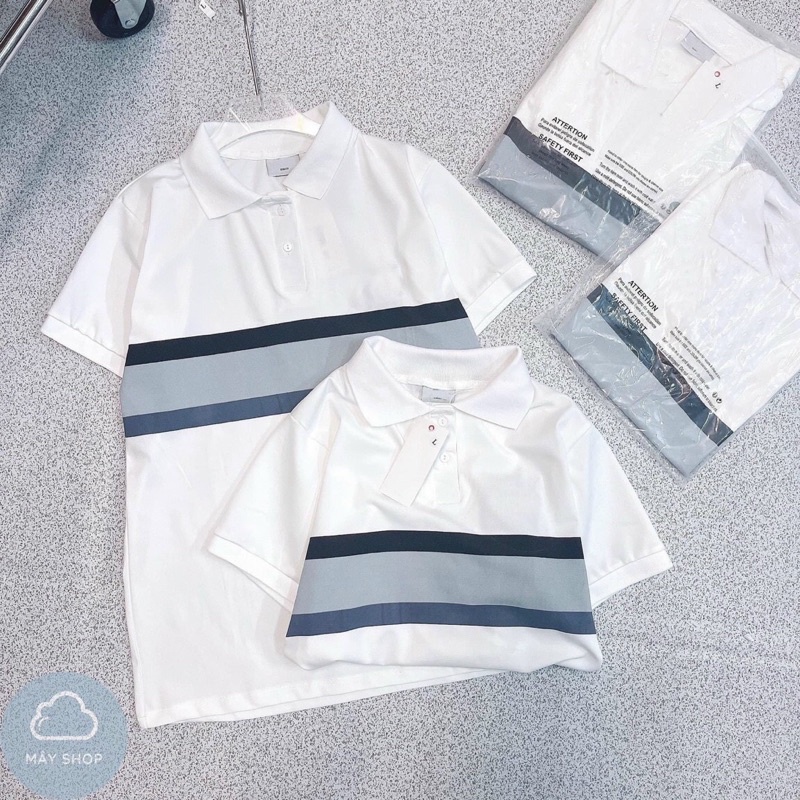(PL09)Áo polo nam nữ mặc cặp siêu hot,Áo thun sọc nam nữ