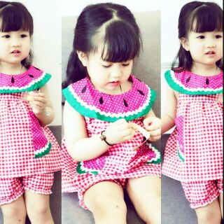 Bộ áo dưa hấu
