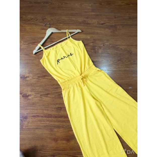 Bộ jumpsuit pari nhiều màu chất cottong