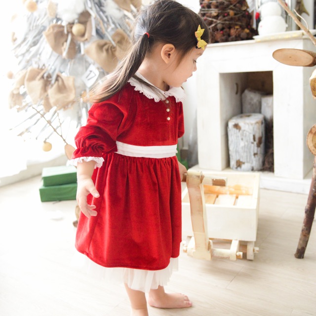 Váy mine nhung xuất hàn