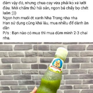 sốt muối ớt xanh Thái lan