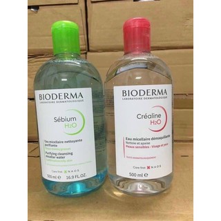 [SALE ]Nước Tẩy Trang Bioderma 500ml Pháp da dầu/da khô