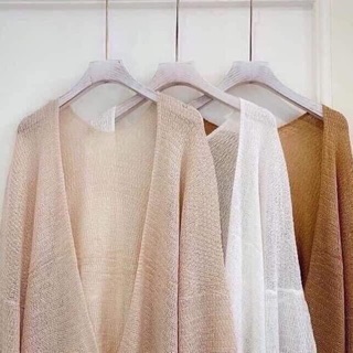 Cardigan len mỏng