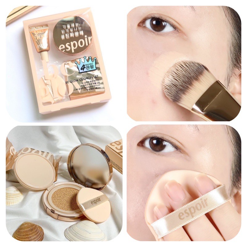 Set Phấn Nước & Kem Nền Espoir Be Glow Cushion Set | BigBuy360 - bigbuy360.vn