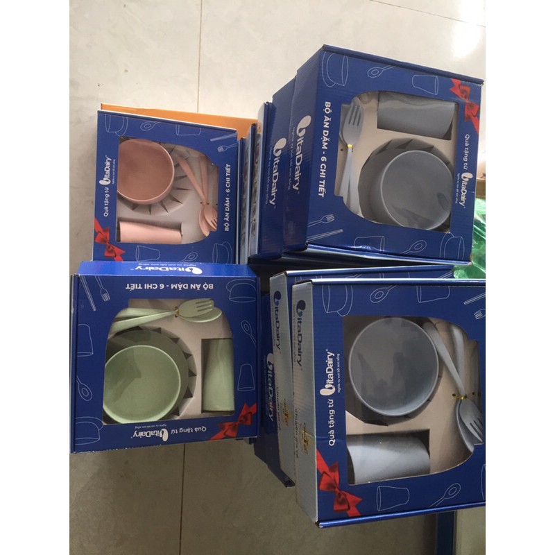 Bộ bát ăn dặm lúa mạch 6 món hàng khuyến mại