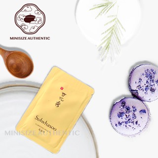 Gói Mặt nạ lột thảo dược sáng da loại bỏ tế bào chết và mụn cám Sulwhasoo Clarifying Mask EX 3ml