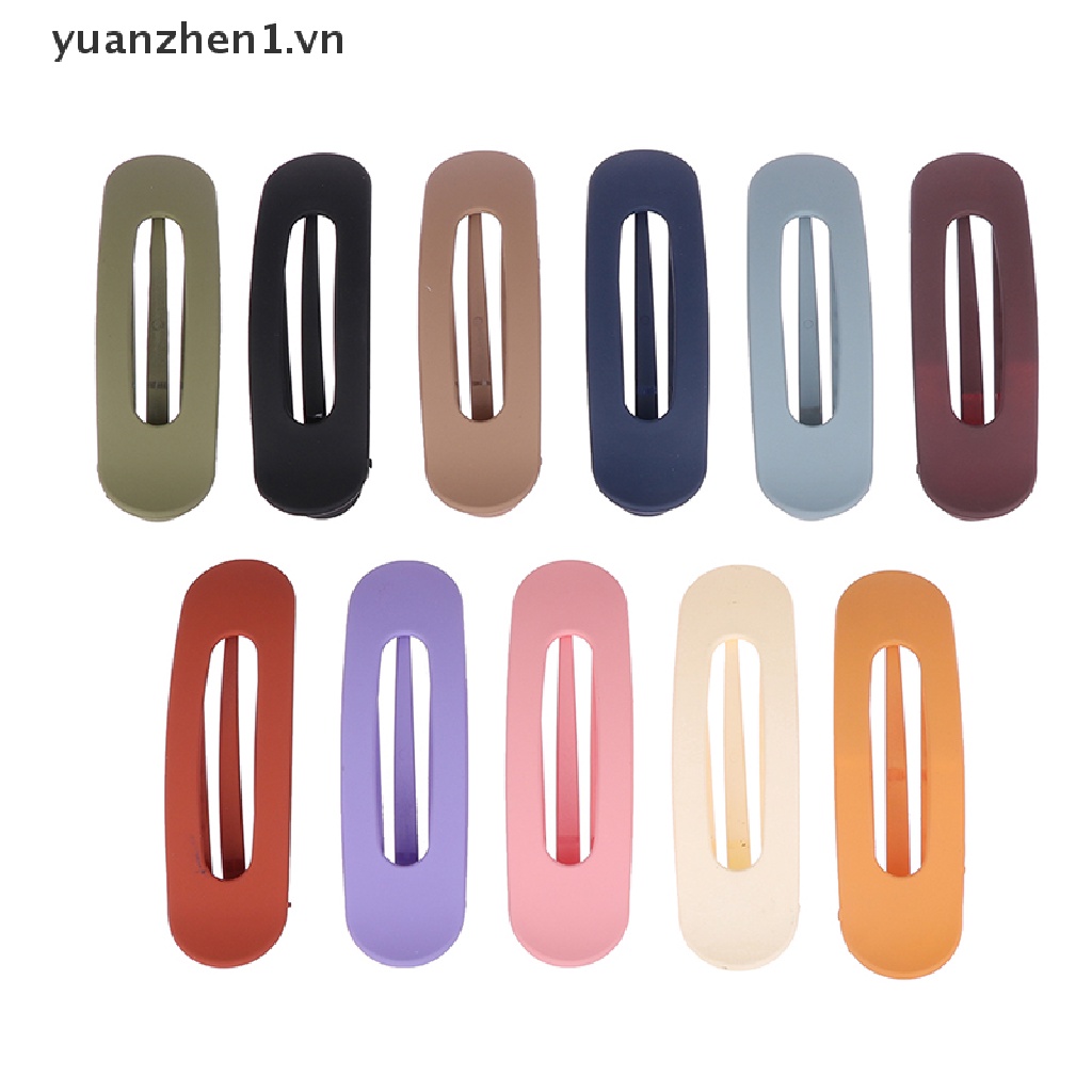 1 Kẹp Tóc Dạng Nhám Màu Kẹo Ngọt Thời Trang