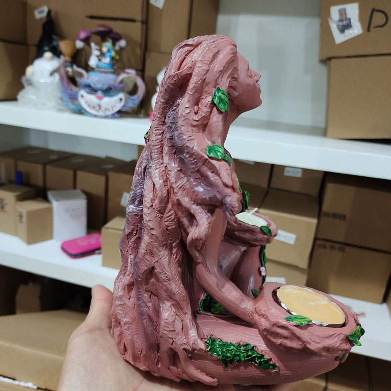 Hàng Mới Về Mô Hình Tượng Mẹ Trái Đất Nghệ Thuật Bằng Nhựa Resin Trang Trí Nhà Cửa Và Sân Vườn