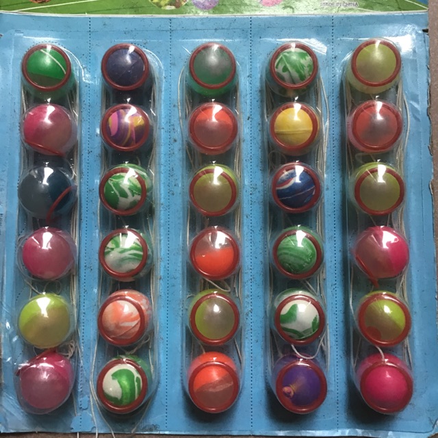 Vĩ 30 trái banh tưng có dây