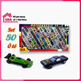 Set 50 ô tô mini đồ chơi cho bé-vỉ ô tô  USA_STOREHN