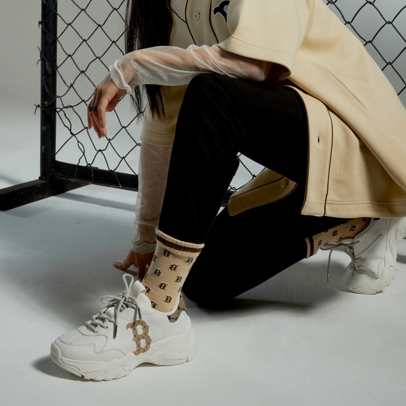 Giày sneaker MLB Bigball Chunky Mono Heel Boston Red Sox chính hãng