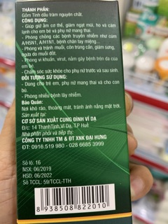 DẦU TRÀM (TINH DẦU TRÀM)50ml