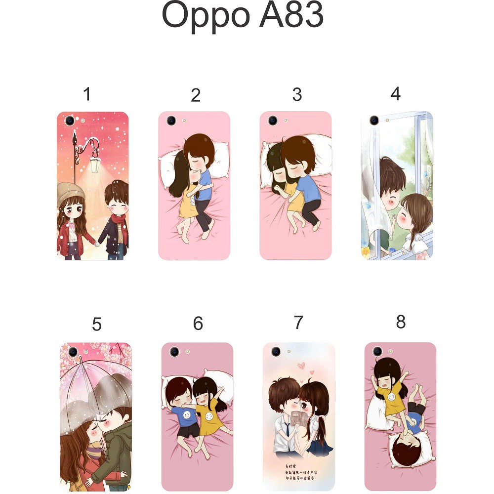 Ốp lưng Oppo A83 dẻo in hình Chibi