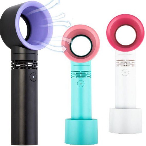 QUẠT KHÔNG CÁNH MINI CẦM TAY ( màu ngẫu nhiên )
