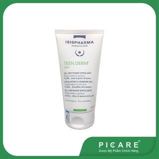 Gel Rửa Mặt, Giảm Nhờn, Ngừa Mụn Isis Pharma Teenderm Gel 150ml