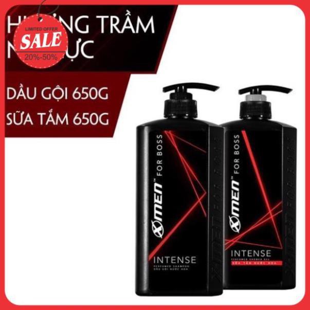 Dầu gội và Sữa tắm Xmen For Boss INTENSE 650g