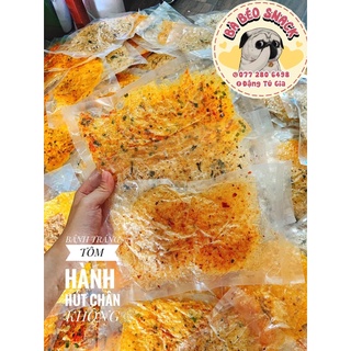 Bánh tráng sate tôm hành - hút chân không
