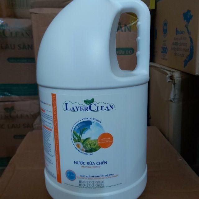 ¤◇Nước rửa bát hữu cơ Layer Clean hương Quế 5L