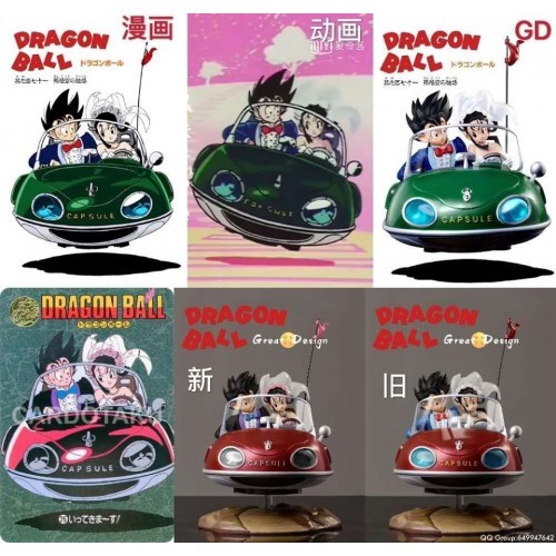 Mô hình Dragonball Resin chính hãng - Chichi Lái xe Cưới GD Studio