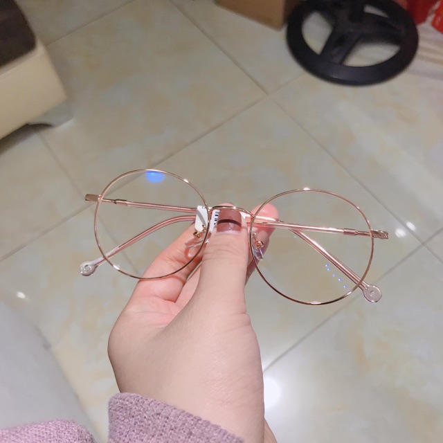[ Ảnh thật ] Kính gọng Mắt tròn Vintage Kim loại KOREA - 1 | BigBuy360 - bigbuy360.vn
