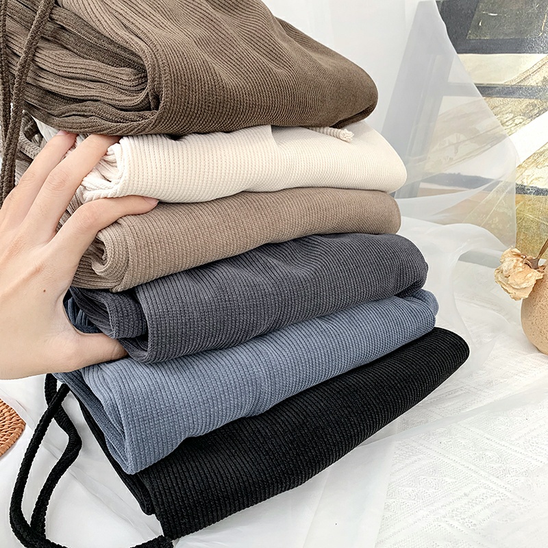 Quần Ống Rộng Nữ Ulzzang Chất Vải Tăm Cao Cấp hàng Quảng Châu