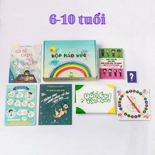 Combo 3 cuốn sách khám phá thế giới, đồ chơi sáng tạo 6-10 tuổi, Hộp Háo Hức PT20