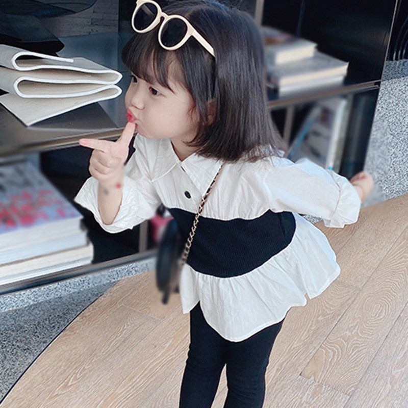 Áo Kiểu Hàn Quốc Thời Trang Cho Bé Gái