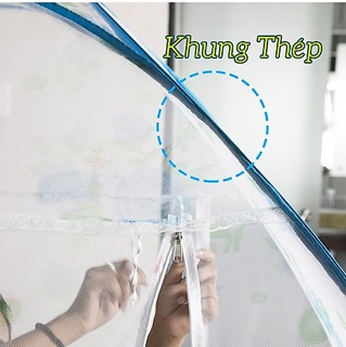 Màn chụp tự bung đỉnh chóp đủ size (1m6-2m2)x2m  siêu bền