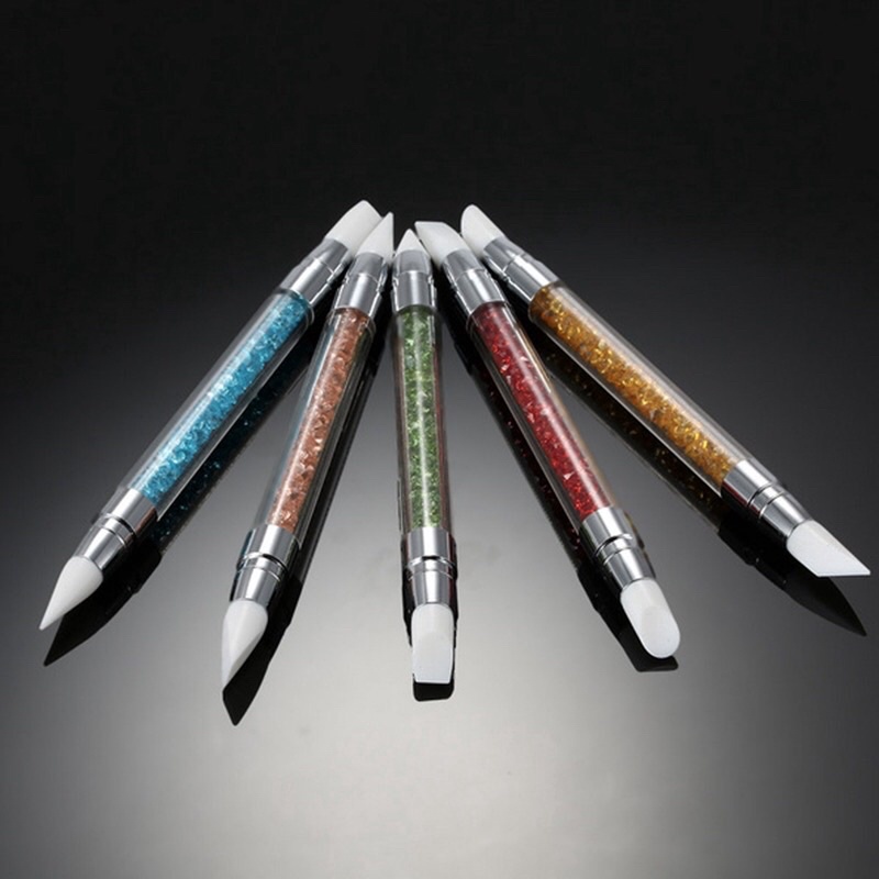 Cọ Silicon miết Sticker, phoin, nặn hoa khô đa năng