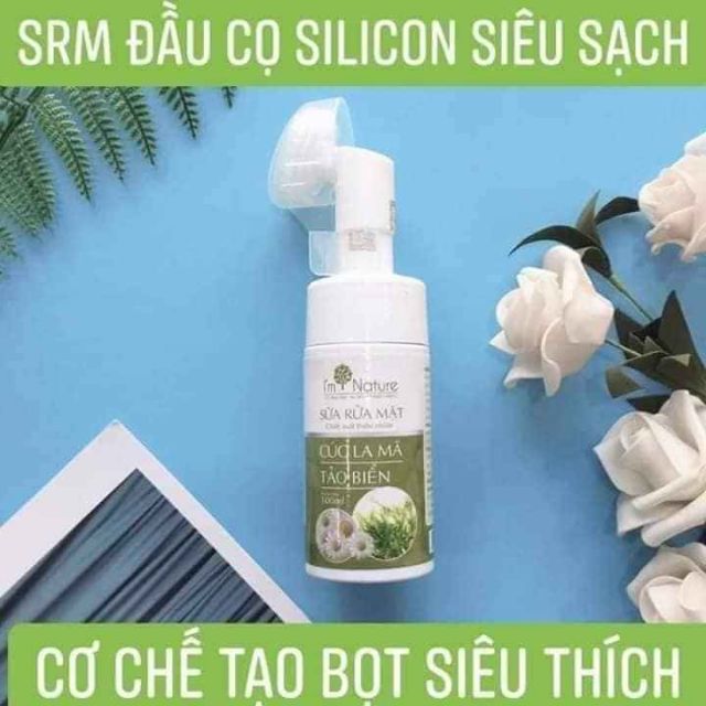Sữa Rửa Mặt Tảo Biển Nhật Bản & Cúc La Mã 100ml chính hãng I’m Nature | BigBuy360 - bigbuy360.vn