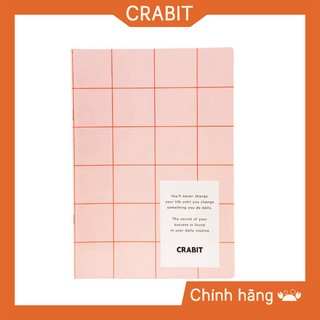 Vở kẻ ngang Crabit Carrot Vuông 80 trang Chính Hãng Crabit
